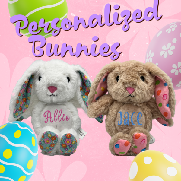 Personalized Stuffed Animal Bunnies