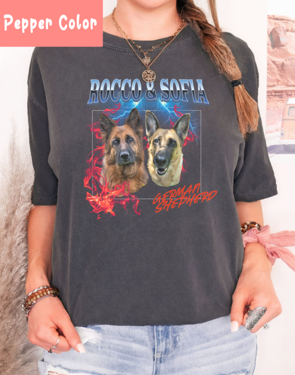 Personalized Pet T-shirt with Custom Photo & Text