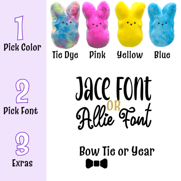 Personalized Stuffed Animal Peep - Image 2